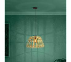 Eglo 390151 - Luster na lanku MONTEZUELO 1xE27/40W/230V pr. 50 cm hnedá