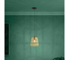 Eglo 390152 - Luster na lanku MONTEZUELO 1xE27/40W/230V pr. 24 cm hnedá