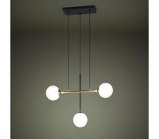 Eglo 390177 - Luster na lanku PAZ 3xE14/40W/230V zlatá/čierna