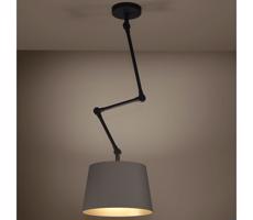 Eglo 390198 - Luster na tyči PISTUNIO 1xE27/40W/230V hnedá