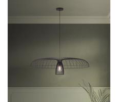 Eglo 390217 - Luster na lanku CHAMPERICO 1xE27/60W/230V 98,5 cm čierna