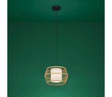 Eglo 390233 - Luster na lanku MONTERROSO 1xE27/40W/230V hnedá
