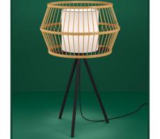 Eglo 390235 - Stolná lampa MONTERROSO 1xE27/40W/230V hnedá