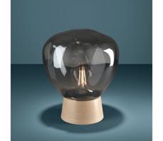 Eglo 390321 - Stolná lampa MAGACELA 1xE27/40W/230V dymová