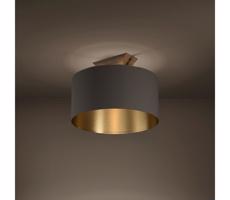 Eglo 390335 - Stropné svietidlo SANTANDRIA 1xE27/40W/230V hnedá/zlatá