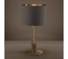 Eglo 390337 - Stolná lampa SANTANDRIA 1xE27/40W/230V hnedá/zlatá