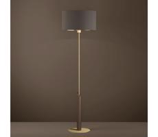 Eglo 390338 - Stojacia lampa SANTANDRIA 1xE27/40W/230V hnedá/zlatá