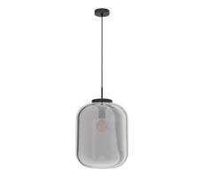Eglo 39674 - Luster na lanku BULCIAGO 1xE27/40W/230V priemer 35 cm šedá
