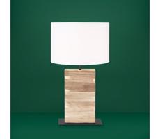 Eglo 39917 - Stolná lampa CONTESSORE 1xE27/40W/230V 62,5 cm hnedá