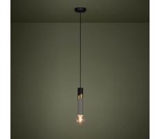 Eglo 39935 - Luster na lanku CEDRAL 1xE27/40W/230V čierna/zlatá
