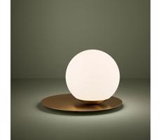 Eglo 39954 - Stolná lampa ARENALES 1xE27/40W/230V zlatá