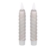 Eglo 422229 - SADA 2x LED Sviečka ANDRAFIABE LED/1xAAA 15 cm šedá