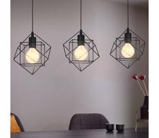 Eglo 43361 - Luster na lanku STRAITON 3xE27/60W/230V