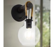 Eglo 43619 - Nástenné svietidlo RODING 1xE27/40W/230V