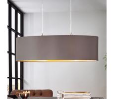 Eglo 55271 - Luster na lanku MASERLO 2xE27/60W/230V hnedá