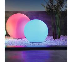 Eglo 55786-LED RGBW Vonkajšia lampa MONTEROLO-C 1xE27/9W/230V IP65 pr.30 cm+DO