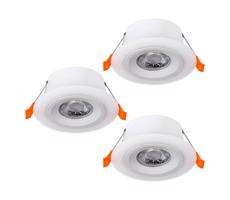 Eglo 900913 - SADA 3x LED Podhľadové svietidlo CALONGE 3xLED/4,8W/230V biela