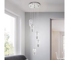 Eglo 96345 - LED Luster na lanku FARSALA 5xG9/2,5W/230V