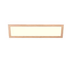 Eglo-LED Prisadený panel SALOBRENA-RW LED/34W/230V 2700/4000K 124x34 cm hnedá