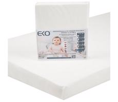 EKO EKO - Nepremokavé prestieradlo s gumičkou JERSEY 120x60 cm biela