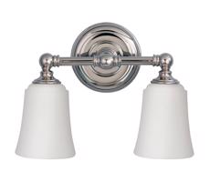 Elstead Elstead FE-HUGOLAKE2BATH - LED Kúpeľňové nástenné svietidlo 2xG9/3W/230V IP44