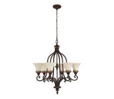 Elstead Feiss FE-DRAWING-ROOM6 - Luster na reťazi DRAWING ROOM 6xE27/60W/230V