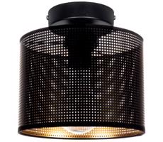 HEXE Stropné svietidlo ALDO 1xE27/60W/230V pr. 20 cm čierna