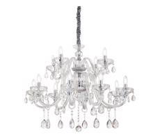Ideal Lux Ideal Lux - Krištáľový luster na reťazi CONTINENTAL 12xE14/40W/230V pr. 86cm číra