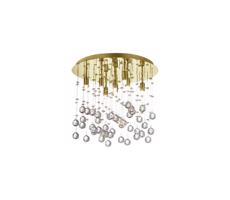 Ideal Lux Ideal Lux-LED Kr. stropné svietidlo MOONLIGHT 8xG9/3W/230V pr. 40 cm zlatá