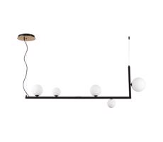 Ideal Lux Ideal Lux - LED Luster na lanku BIRDS 5xG9/3W/230V čierna/zlatá