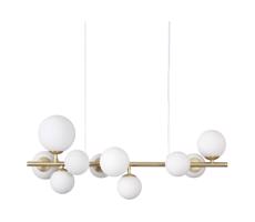 Ideal Lux Ideal Lux - LED Luster na lanku PERLAGE 10xG9/3W/230V 81 cm zlatá/biela