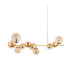 Ideal Lux Ideal Lux - LED Luster na lanku PERLAGE 10xG9/3W/230V 81 cm zlatá/dymová
