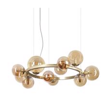 Ideal Lux Ideal Lux - LED Luster na lanku PERLAGE 11xG9/3W/230V pr. 73 cm zlatá/dymová