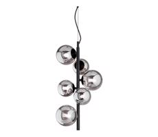 Ideal Lux Ideal Lux - LED Luster na lanku PERLAGE 6xG9/3W/230V pr. 26 cm čierna/dymová