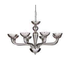 Ideal Lux Ideal Lux - Luster na reťazi CASANOVA 8xE14/40W/230V pr. 88 cm šedá