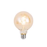 Inteligentná stmievateľná LED žiarovka E27 G95 Jantárová 4,9W 320lm 2500K