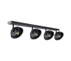 Keter Lighting Bodové svietidlo FAUN 4xE27/60W/230V čierna
