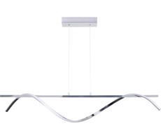 LED Luster na lanku RUMBA LED/23W/230V 4000K lesklý chróm