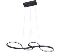 LED Luster na lanku SALSA LED/38W/230V 4000K čierna