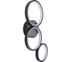 LED Nástenné svietidlo FLAMENCO LED/23W/230V 4000K čierna