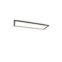 LED panel čierny 80 cm vrátane LED s diaľkovým ovládaním - Liv