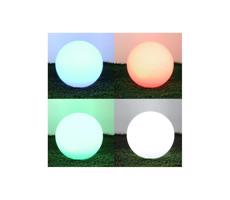LED RGB Stmievateľná solárna lampa LED/5W/3,7V 3000K IP54 pr. 30 cm