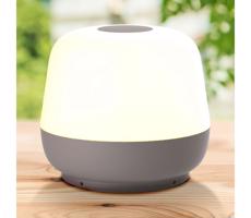LED Stmievateľná stolná lampa SAMBA LED/1,2W/5V USB 1200 mAh IP44 šedá
