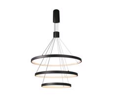 LED Stmievateľný luster na lanku LED/46W/230V 3000K čierna