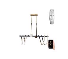 LED Stmievateľný luster na tyči LED/105W/230V 3000-6500K + diaľkové ovládanie