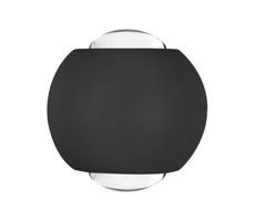 LED Vonkajšie nástenné svietidlo LED/2W/230V 4000K IP54 čierna
