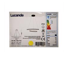 Lucande Lucande - LED Stmievateľný luster na lanku MIRASU LED/58W/230V