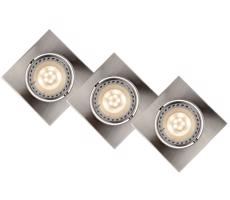 Lucide Lucide 11002/15/12 - SADA 3x LED podhľadové svietidlo FOCUS 1xGU10/5W/230V chróm