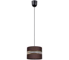 Luster na lanku CORAL 1xE27/60W/230V pr. 20 cm hnedá
