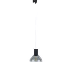 Luster na lanku do lištového systému NEO 1xE27/15W/230V čierna/dymová čierna